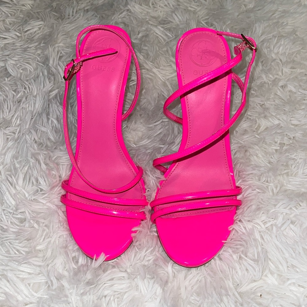 Hot Pink Guess Heels size 9